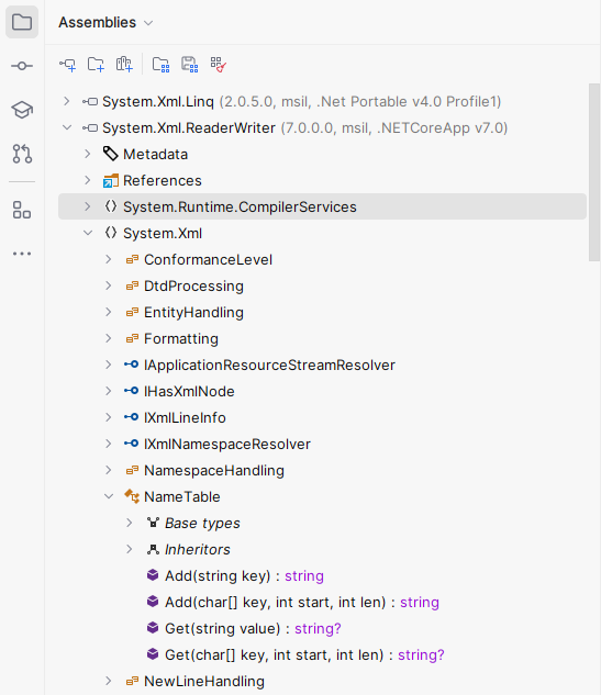 JetBrains&nbsp;Rider's Assembly Explorer view