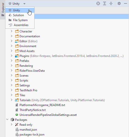 Unity 资源管理器
