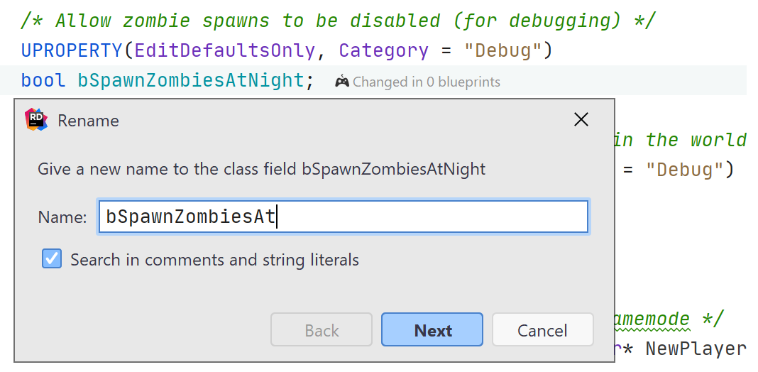 JetBrains&nbsp;Rider：重命名