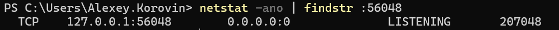 JetBrains Rider: Unity debugger troubleshooting. netstat output JetBrains Rider: Unity debugger troubleshooting. netstat output