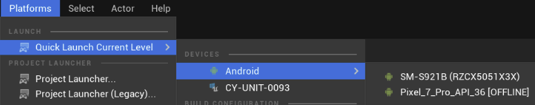 JetBrains Rider：在 Android 设备上首次部署 Unreal 应用