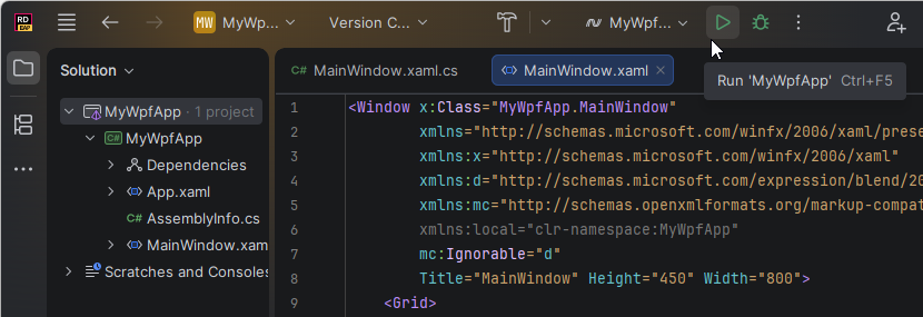 JetBrains&nbsp;Rider: Run a new ASP.NET solution