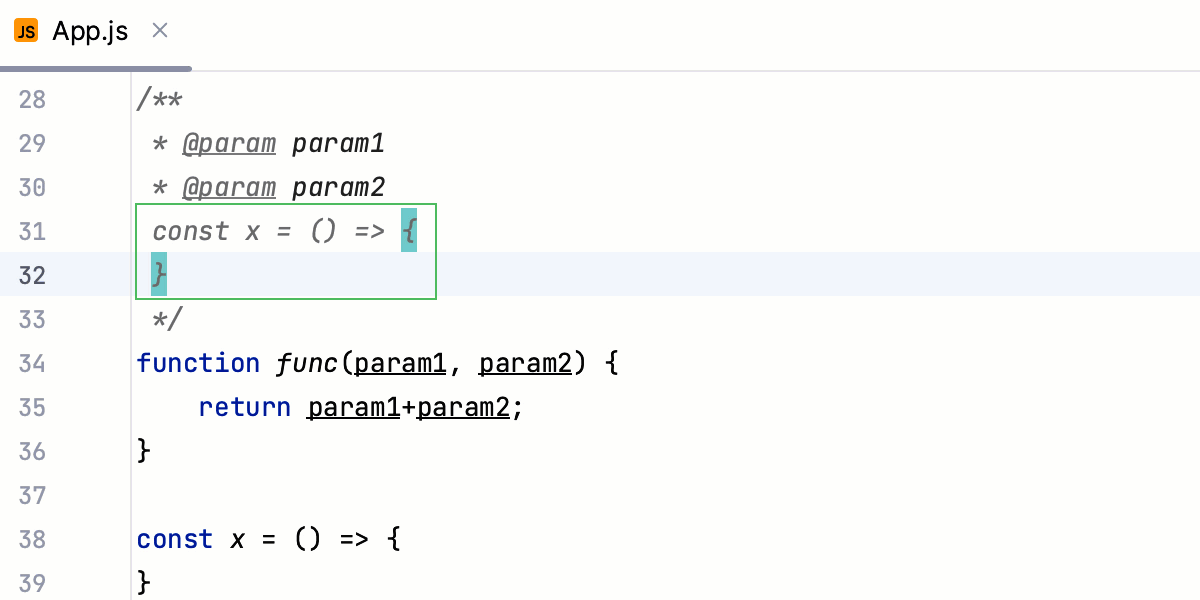 复制粘贴时关闭 JSDoc 前导星号转义