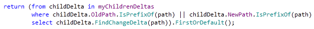 JetBrains Rider: Converting a loop to a LINQ expression quick-fix JetBrains Rider: Converting a loop to a LINQ expression quick-fix