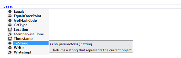 JetBrains&nbsp;Rider: Suggesting members of a class in code completion