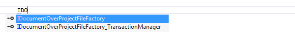 JetBrains&nbsp;Rider: Suggesting visible types in code completion