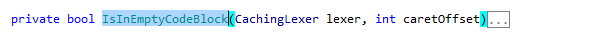 JetBrains&nbsp;Rider: using CamelHumps to extend selection within a word