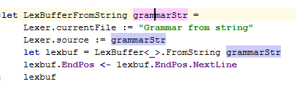 JetBrains&nbsp;Rider: F# highlight usages