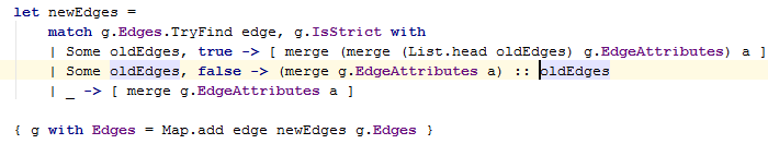 JetBrains&nbsp;Rider: Reformatting F# code
