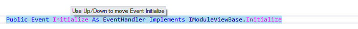 JetBrains&nbsp;Rider: Rearranging code in VB.NET