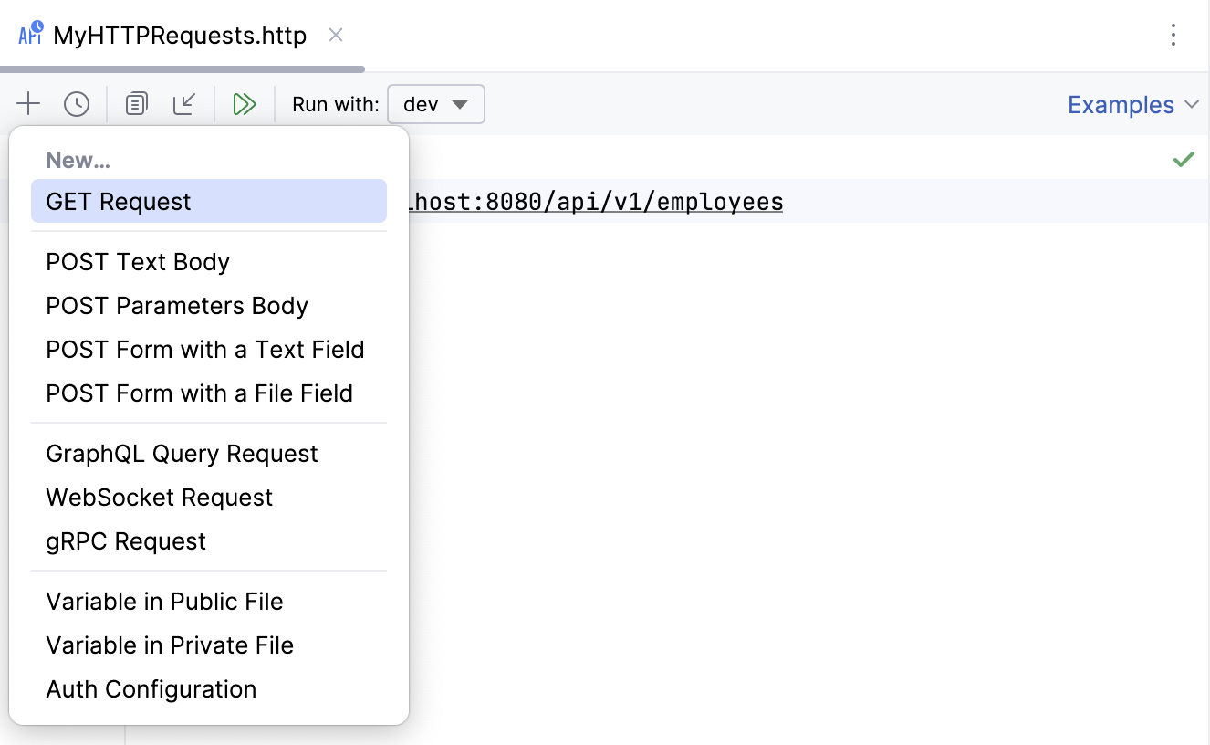 Add an HTTP request Add an HTTP request