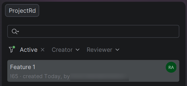 JetBrains Rider: Azure DevOps pull requests list JetBrains Rider: Azure DevOps pull requests list