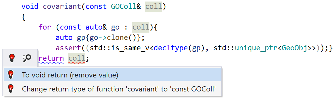 JetBrains&nbsp;Rider helps fixing types of variables and fields
