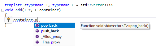JetBrains&nbsp;Rider C++: code completion in dependent code