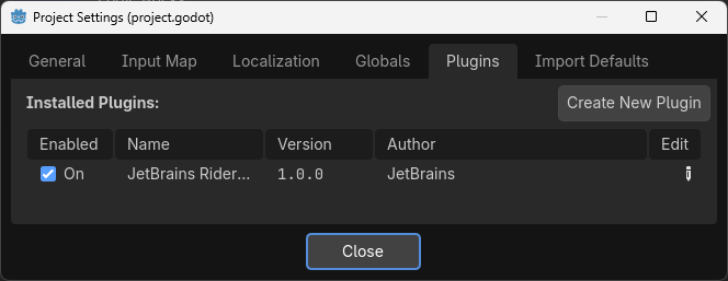 JetBrains Rider: Enable Rider Add-on JetBrains Rider: Enable Rider Add-on