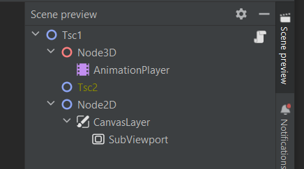 JetBrains&nbsp;Rider: Godot support - Scene preview window