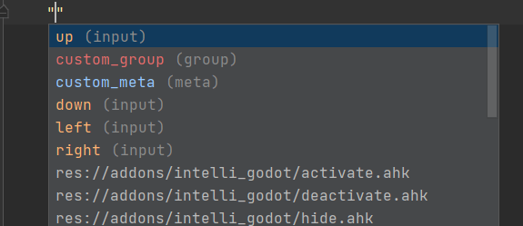 JetBrains&nbsp;Rider: Completion in GDScript