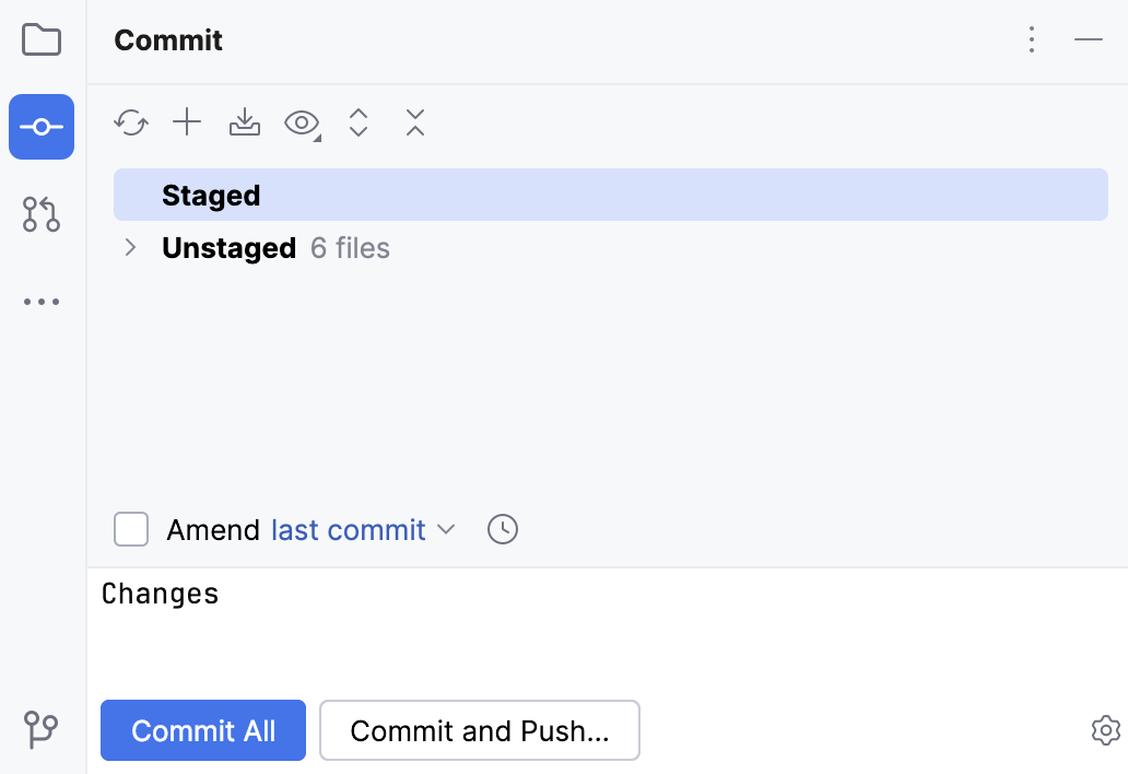Git staging area