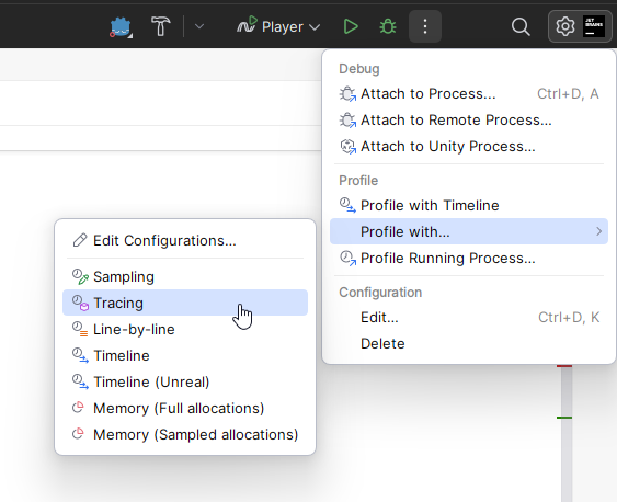 JetBrains&nbsp;Rider: Profiling Godot project