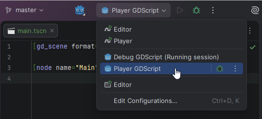 JetBrains Rider: Godot addon project. Run configurations JetBrains Rider: Godot addon project. Run configurations