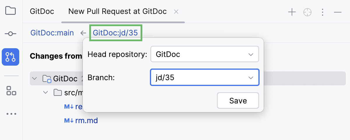 Head repo popup