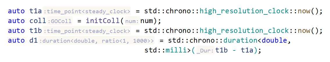 JetBrains&nbsp;Rider C++: type name hints for auto variables