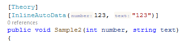 JetBrains&nbsp;Rider: Inlay hints for xUnit InlineAutoData attribute