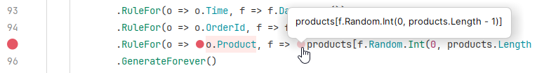 JetBrains&nbsp;Rider: Inline breakpoints