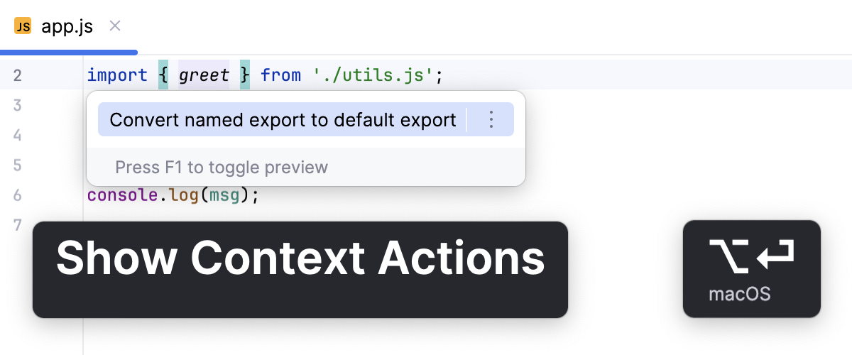 Convert named export to default export from an export statement Convert named export to default export from an export statement