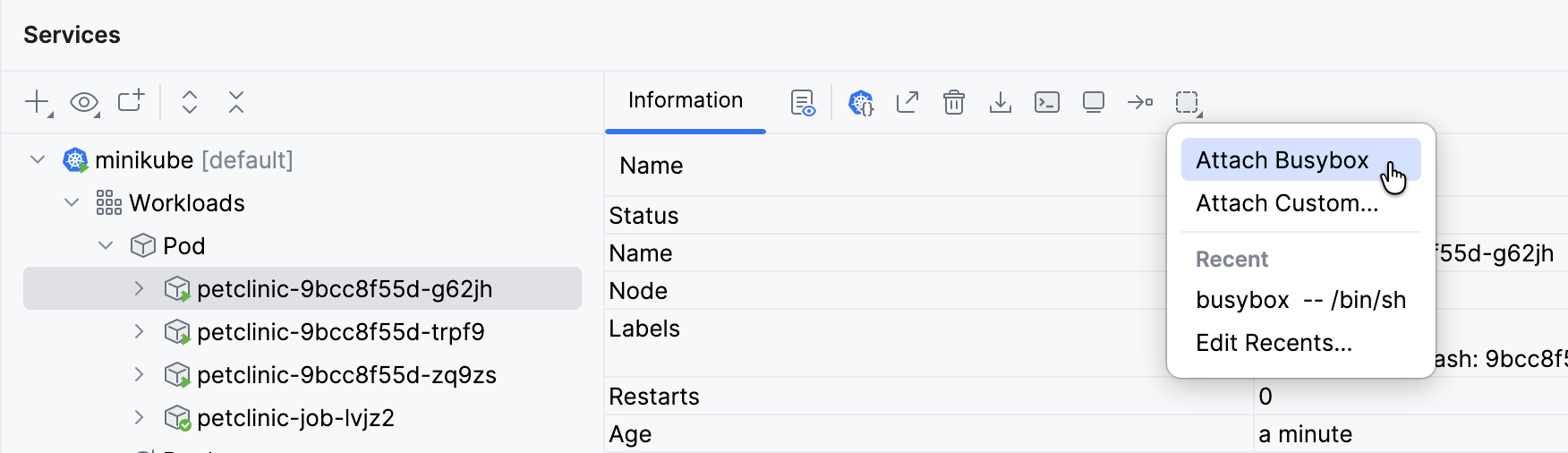 Attach BusyBox Attach BusyBox