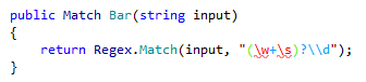 Regular expression error Regular expression error