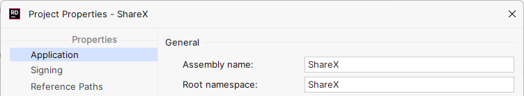 JetBrains&nbsp;Rider: Root namespace in the project properties
