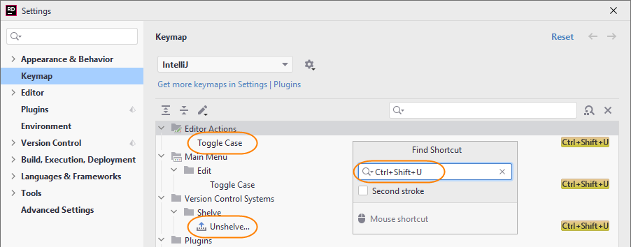 JetBrains Rider: Shortcut is mapped on multiple actions JetBrains Rider: Shortcut is mapped on multiple actions