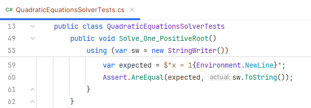 JetBrains&nbsp;Rider: Sticky lines in the editor