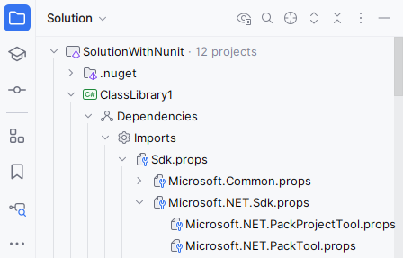 JetBrains&nbsp;Rider: Tree indent guides in tool windows