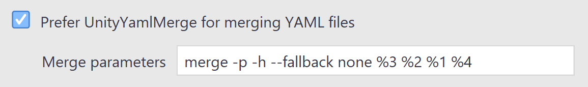UnityYAMLMerge support UnityYAMLMerge support