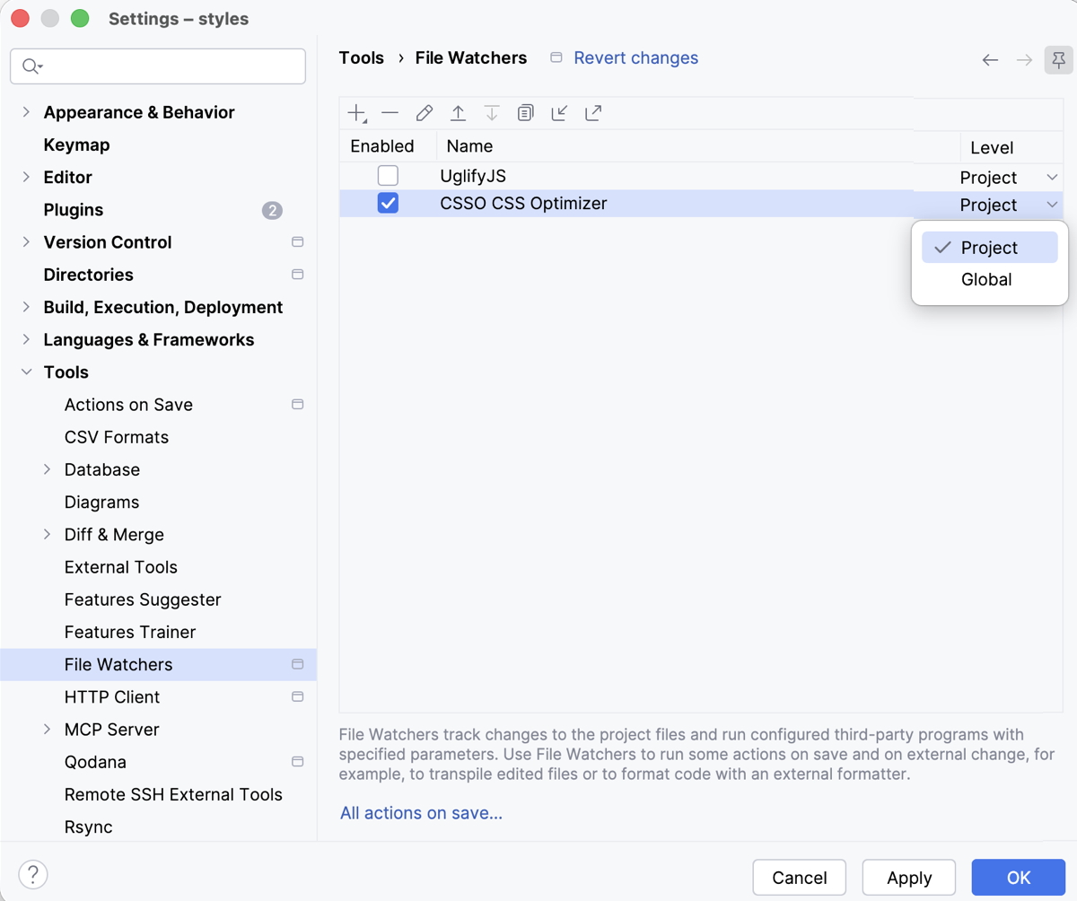 Create CSSO watcher: New Watcher added to the list Create CSSO watcher: New Watcher added to the list