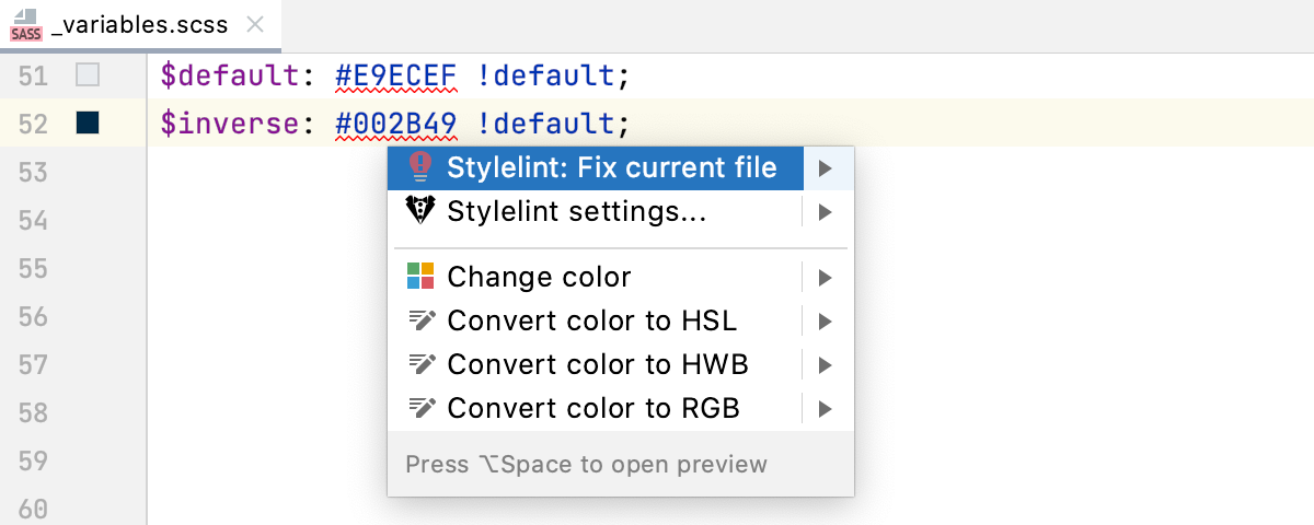 Stylelint quick-fix Stylelint quick-fix