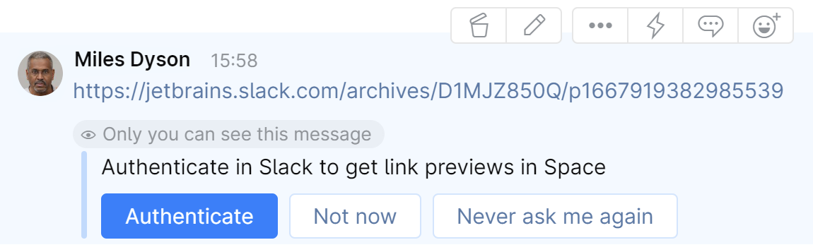 Buttons in unfurls Buttons in unfurls