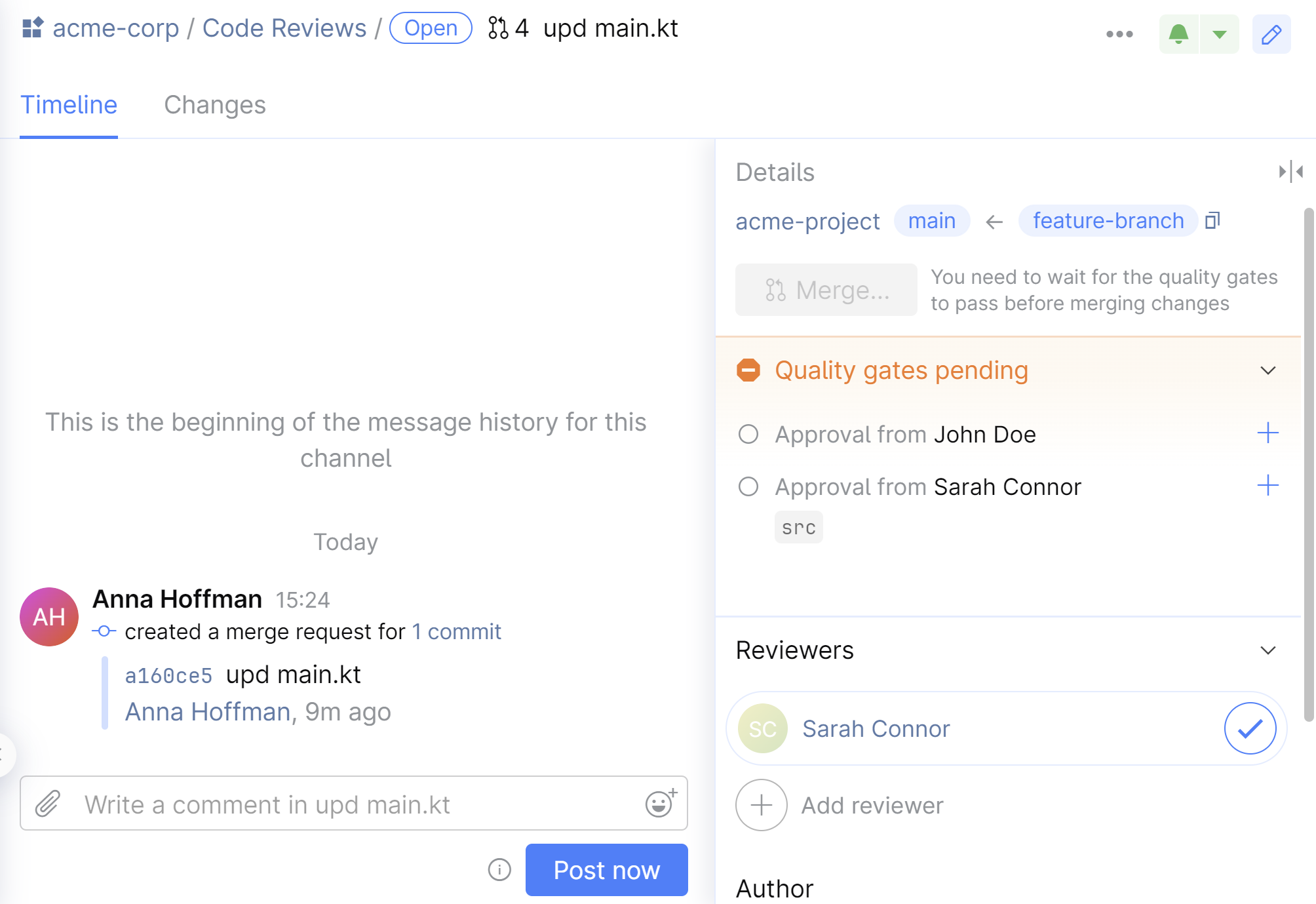 Approve code review gate Approve code review gate