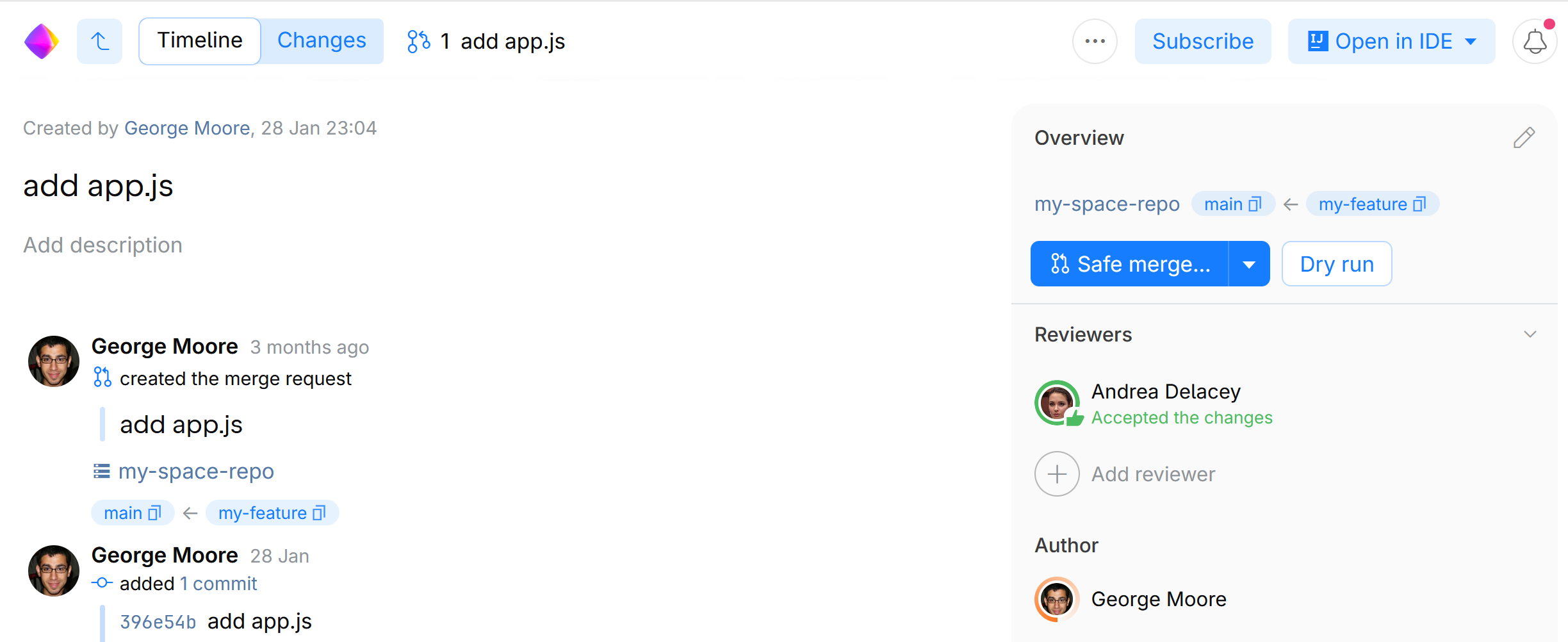 Safe merge Safe merge