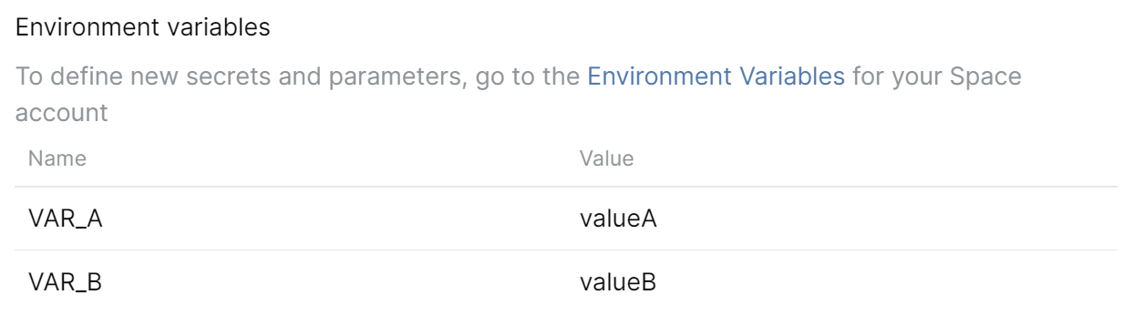 Env vars in dev environments