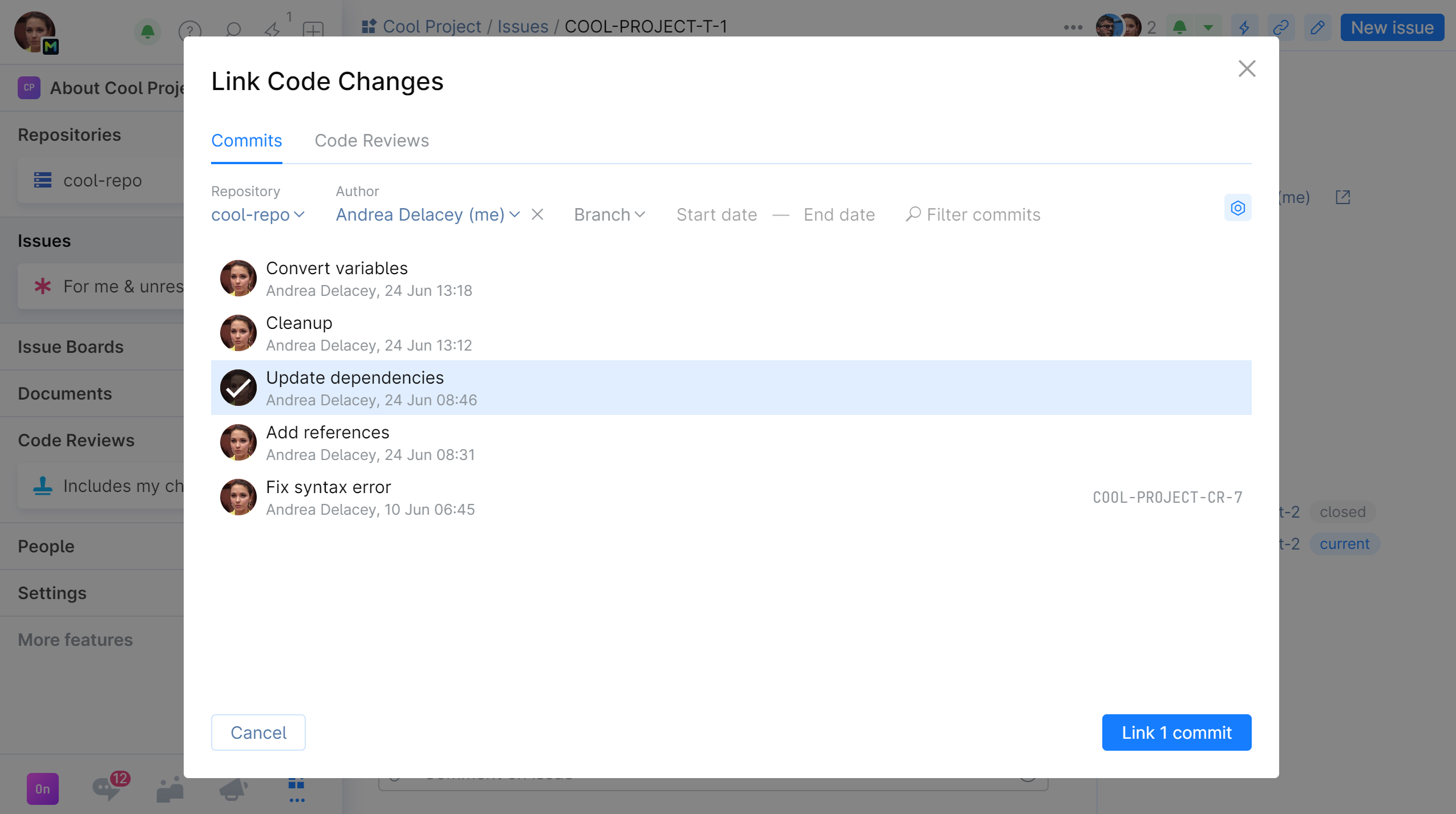 codelink v2 modify classified archives data