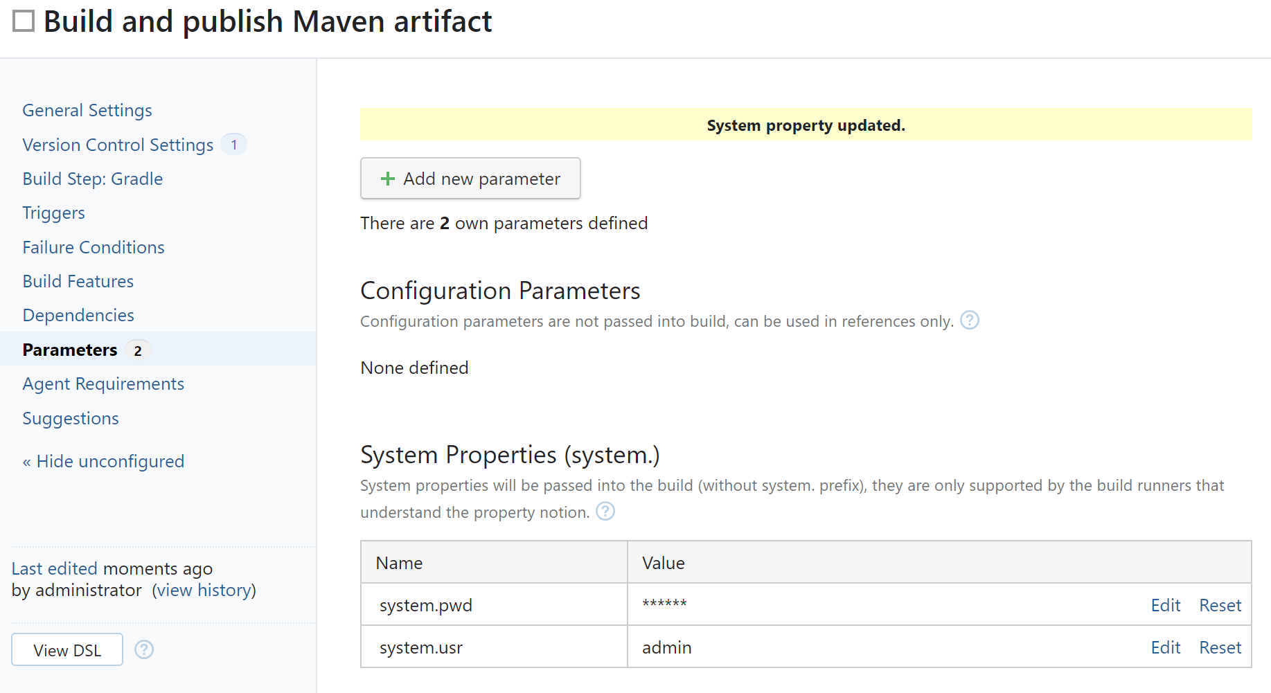 Space Packages credentials in TeamCity