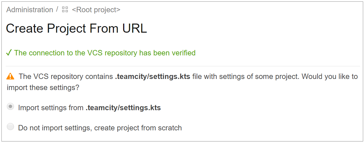 New kotlin project url