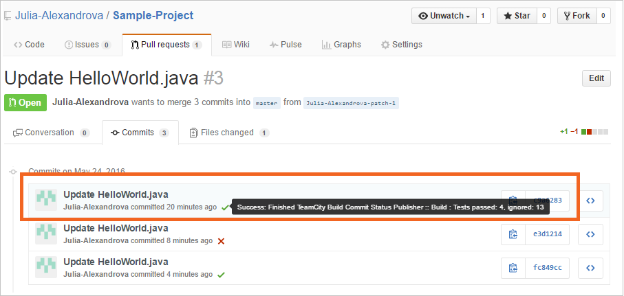 Pull Requests | Commits