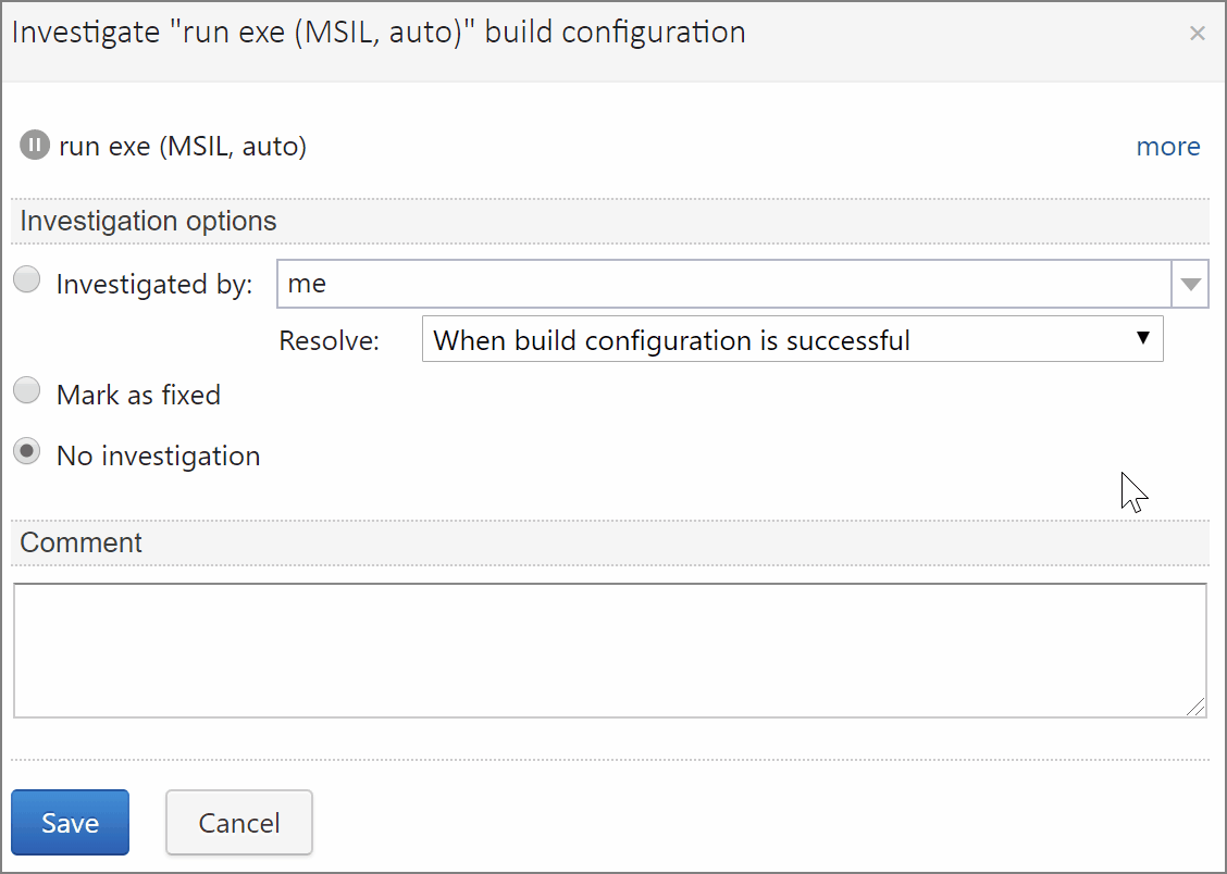 Assign more investigations in the project