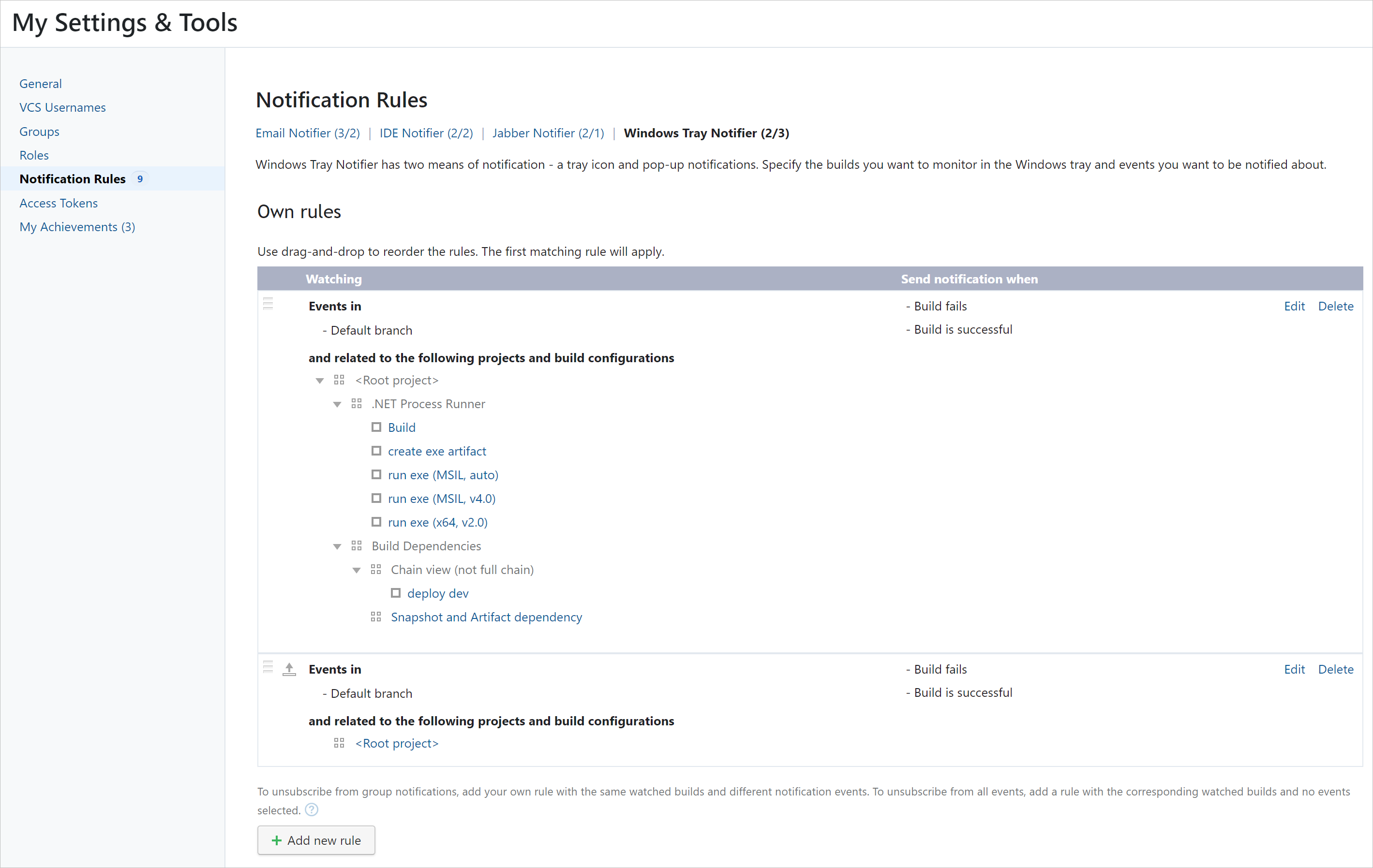 Windows Tray Notifier