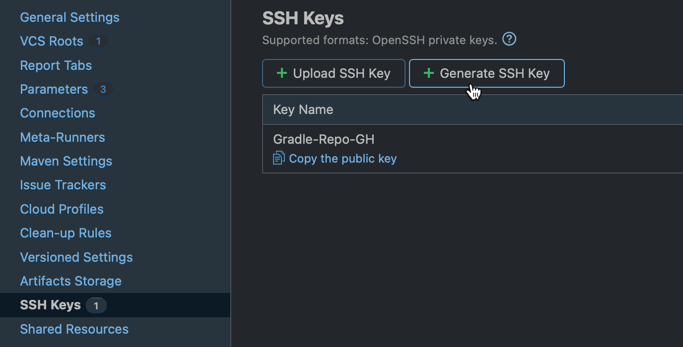 Generate SSH Key