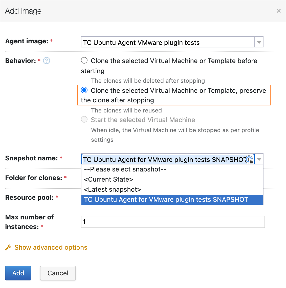 Limitation on Number of VMs per Snapshot - User Guide for VMware